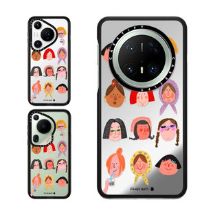 70Pro 现货CASETiFY各自美丽适用华为P70 2折叠Mate60 Pocket 小众童趣插画艺术家防摔保护套 Pro手机壳Ultra