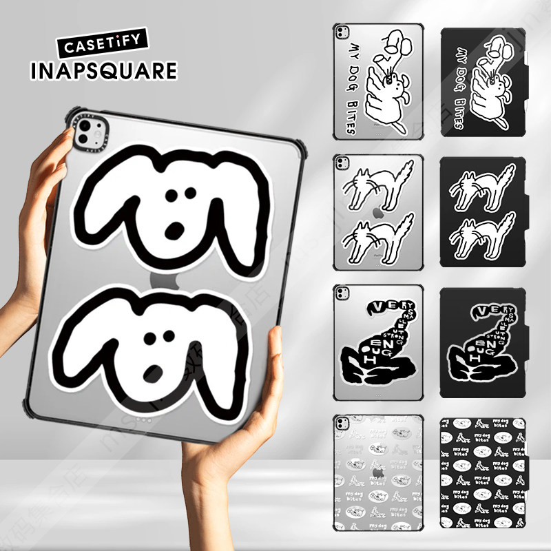 CASETiFY黑白插画艺术平板保护壳