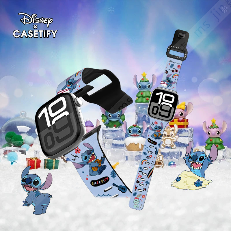 CASETiFY联名Disney Lilo & Stitch适用于苹果Apple Watch手表带