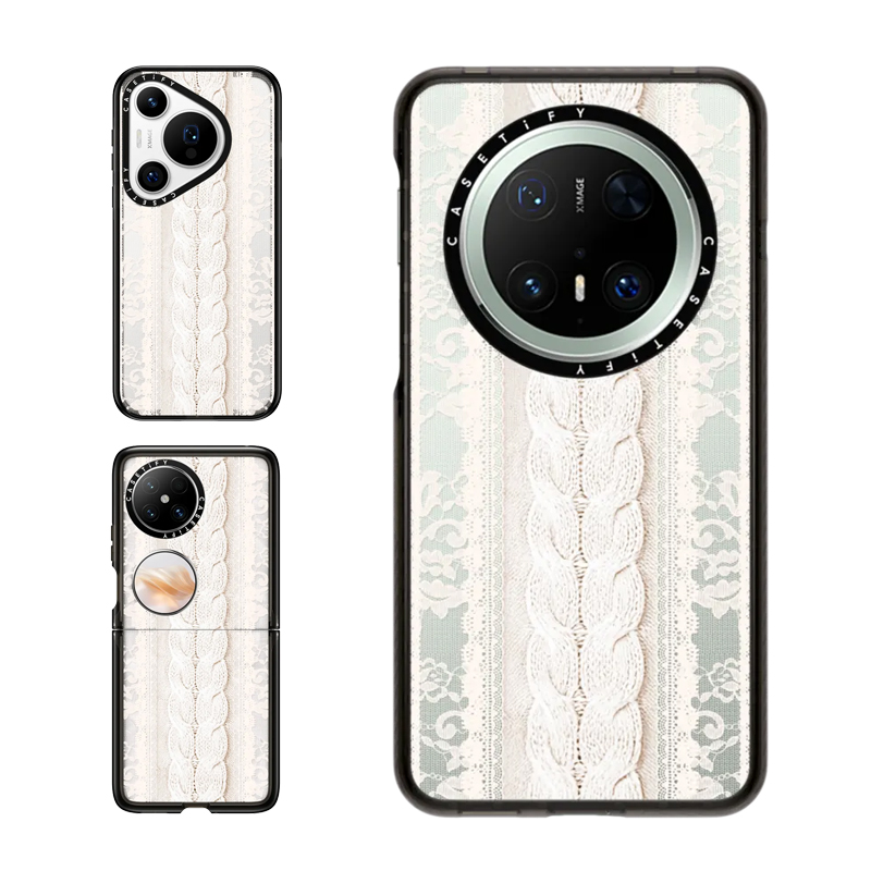 CASETiFY冬季蕾丝适用华为手机壳