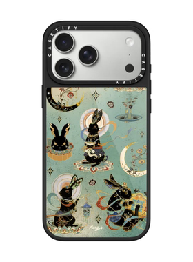 现货CASETiFY敦煌玉兔绿色适用苹果iPhone17 pro max磁吸手机壳16/15/14梦幻东方美学12复古国潮air保护套12