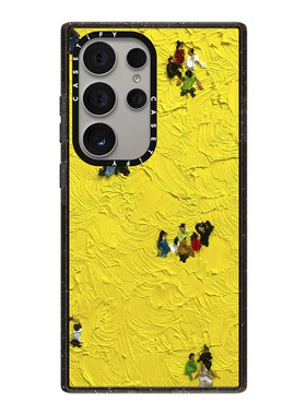 CASETiFY黄色沙漠适用三星Galaxy S23/S24 Ultra手机壳Z Flip 5/Z Fold 5/4/3创意潮牌油画艺术防摔保护套S22