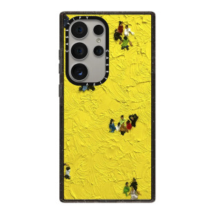 CASETiFY黄色沙漠适用三星Galaxy S23/S24 Ultra手机壳Z Flip 5/Z Fold 5/4/3创意潮牌油画艺术防摔保护套S22
