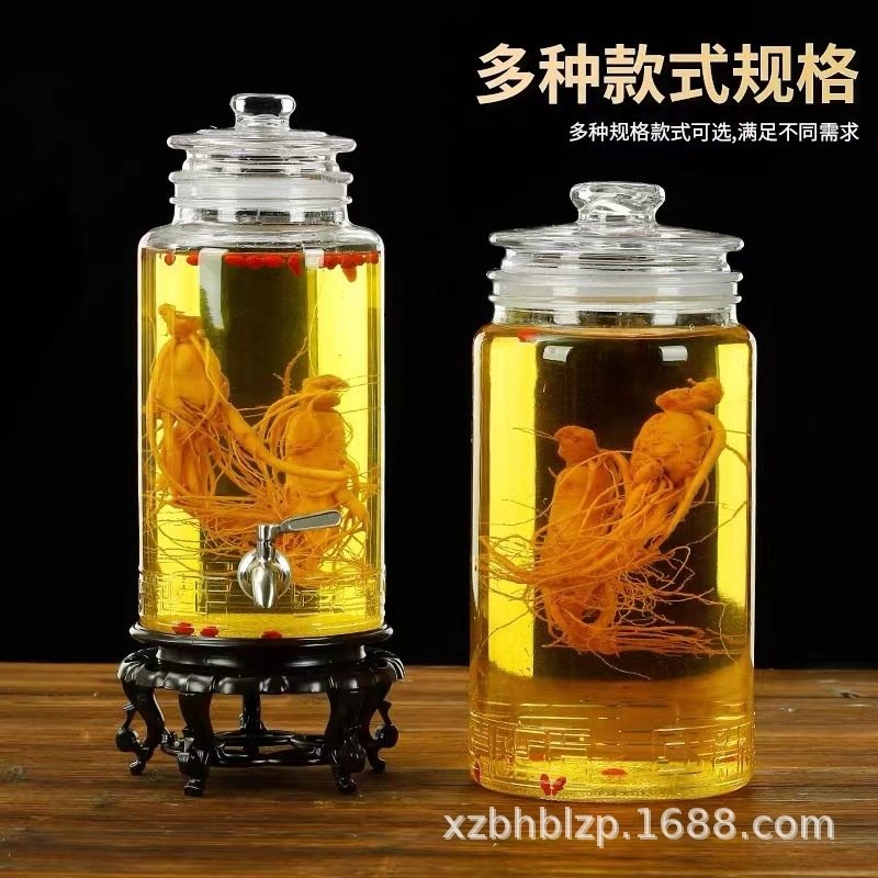 磨砂口玻璃泡酒坛广口瓶浸药酒玻璃瓶装酒瓶大号家用泡酒10斤5斤,橡塑材料及制品,玻璃容器/玻璃瓶,淘宝优惠券,粉丝福利购,淘宝优惠卷