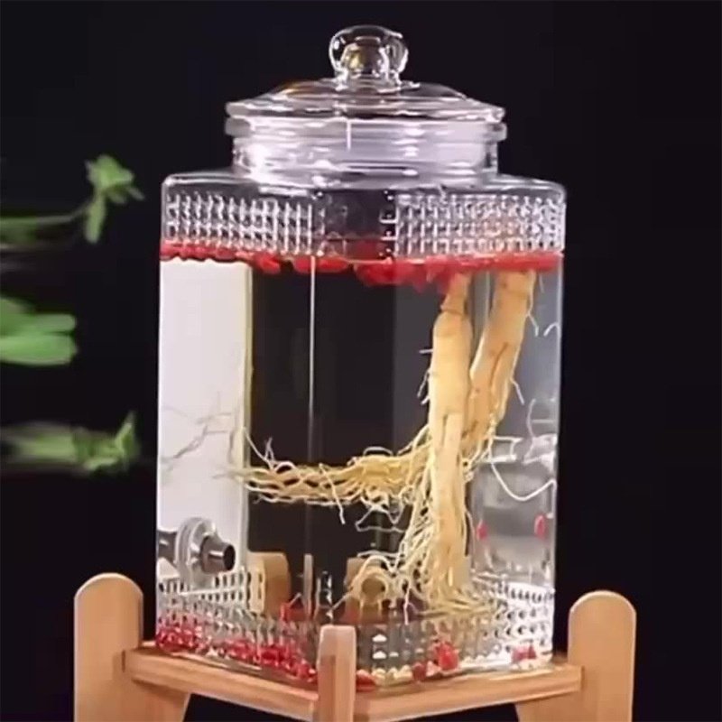 批发10/20斤六棱雕花玻璃瓶泡酒坛酿酒器自酿容器泡酒瓶泡药酒瓶,橡塑材料及制品,玻璃容器/玻璃瓶,淘宝优惠券,粉丝福利购,淘宝优惠卷