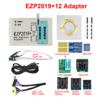 升级版 EZP2019 USB高速编程器 24/25/93 USB Bois EZP2010 2013