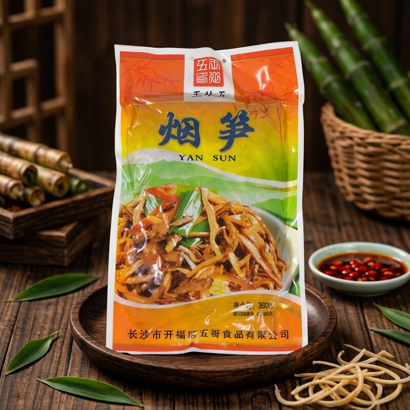 1包装王从五烟笋350g*1 烟笋干新鲜农家油焖笋尖袋装竹笋干