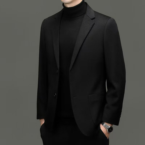 100%羊毛秋冬毛呢男士西服