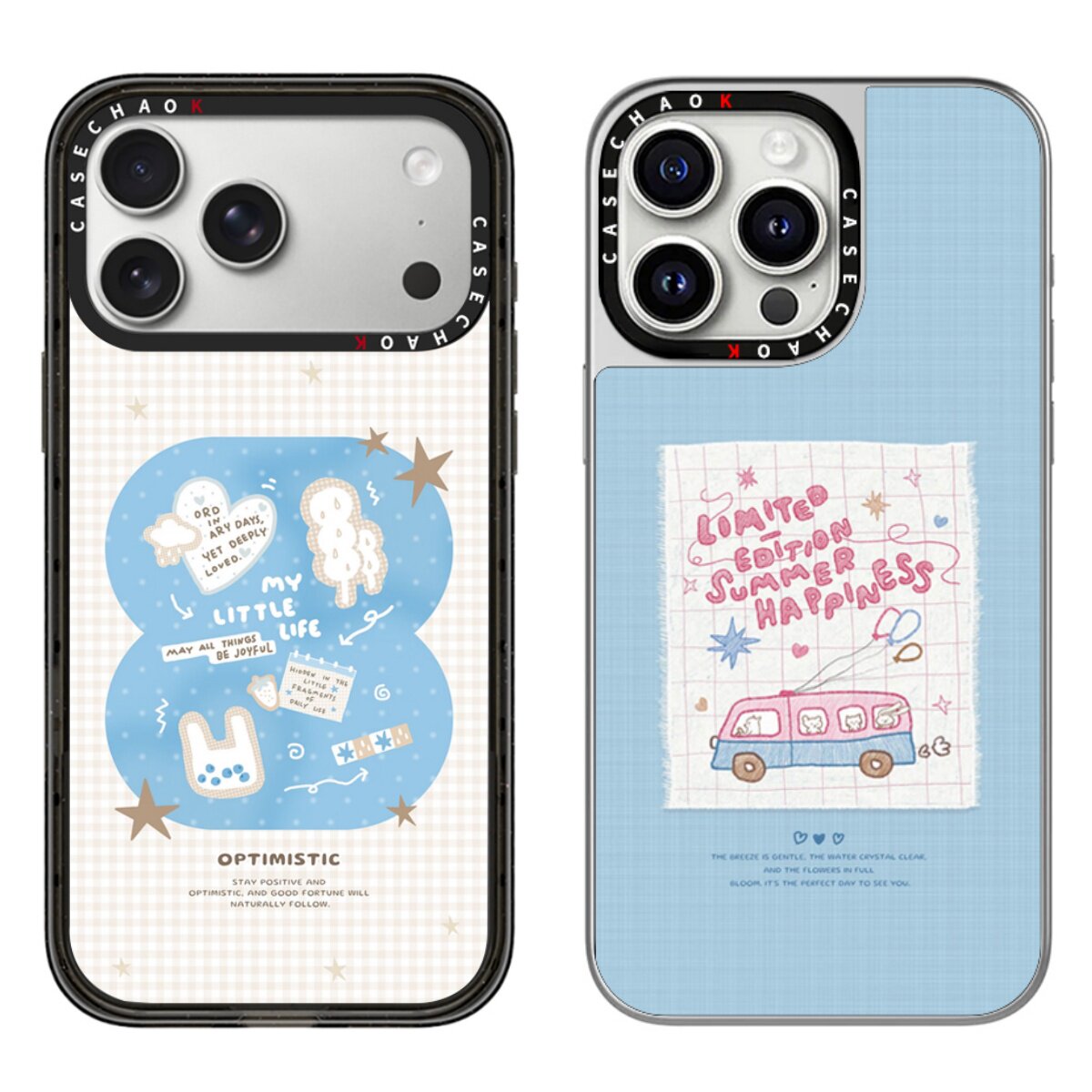 潮K新款少女风格纹棕星插画镜面手机壳适用苹果18ProMax可爱iPhone17Pro亚克力16磁吸款15防摔保护套14全包13