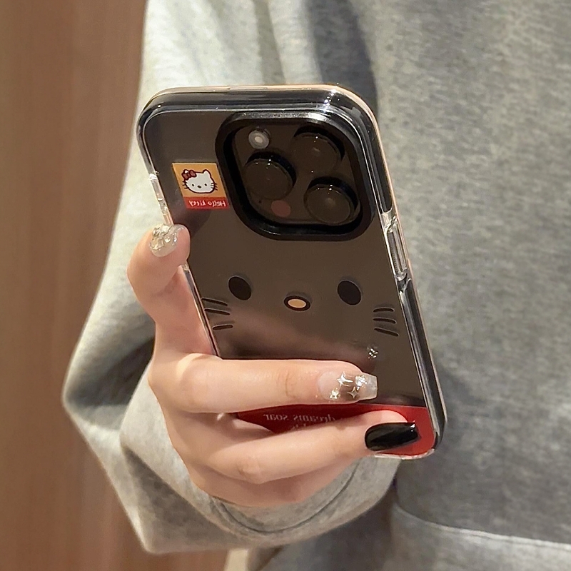 简约线条kt猫咪适用苹果手机壳16