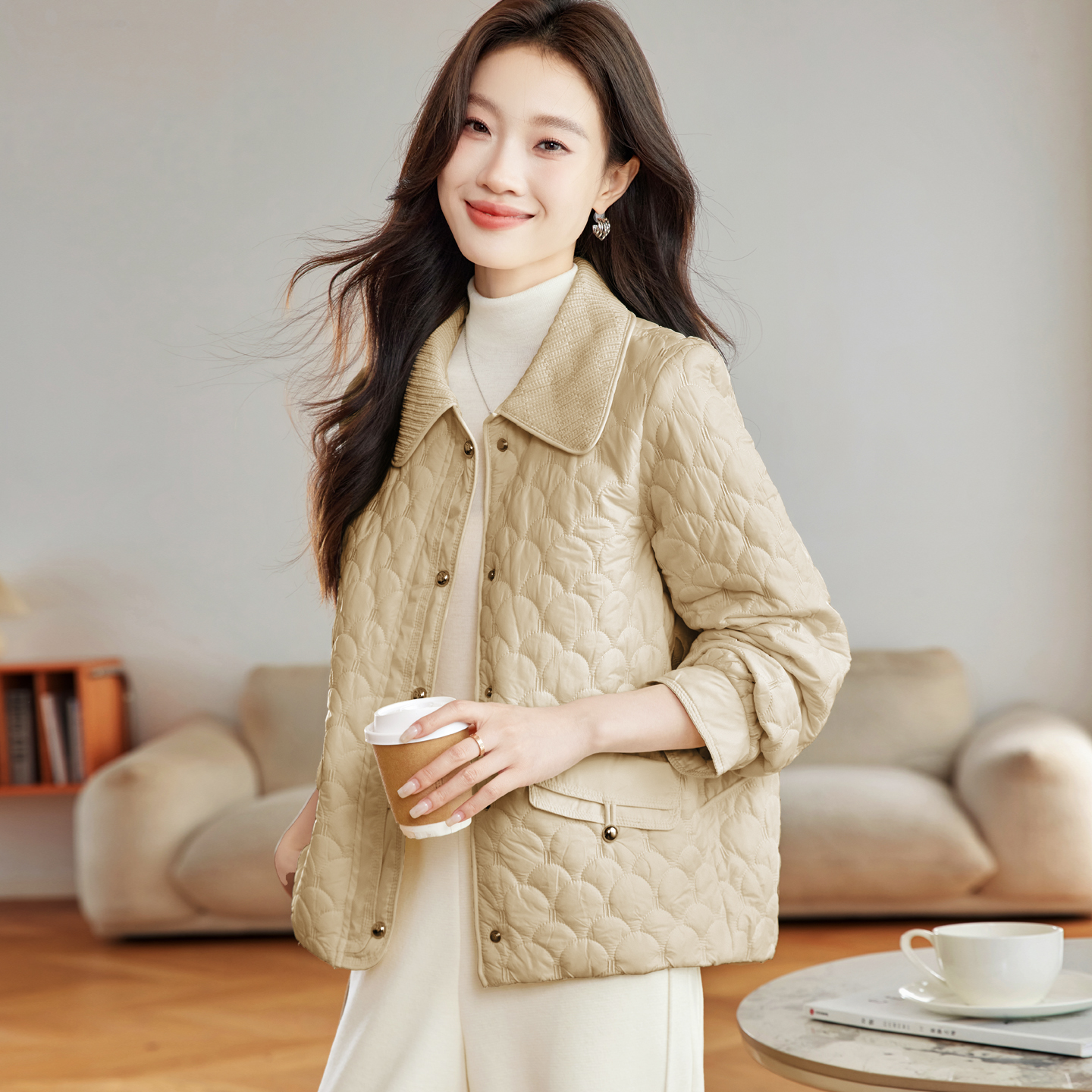 秋冬新款棒球服外套休闲棉服上衣