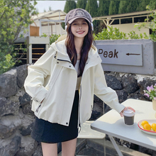 秋季外套女春秋女款秋2025新款爆款女士短款休闲百搭早秋夹克上衣