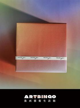 Paper 创意落日黄昏黄色橙色浪漫礼物包装纸礼品纸包书纸丝带