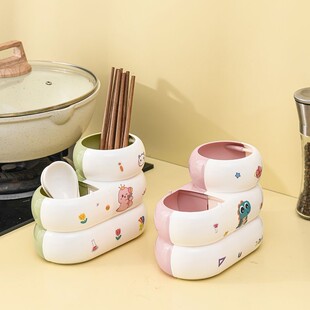 多功能筷笼置物架沥水放锅铲篓厨房筷盒子防霉收纳盒笼家用筷子筒