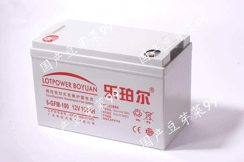 LOTPOWER乐蓄电池LP100-12通信电源UPS电源12V100AH直流屏用