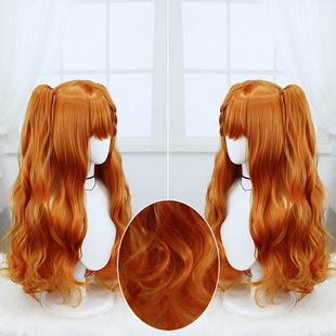 新款 十四行诗cos假发仿真头发搭配双虎口夹厂家批发 重返未来1999