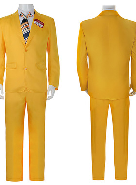 阴间大法师cos服甲壳虫汁2cosplay BOB黄色西装万圣节服饰现货