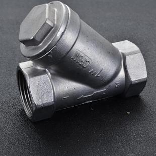 304不锈钢过滤器滤水阀GL11W 201 16内丝螺纹管道y型过滤器6分1寸