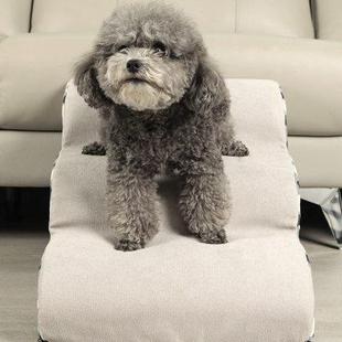 宠物楼梯狗狗上床台阶防滑爬梯斜坡可拆洗小型老年犬梯子床边沙发