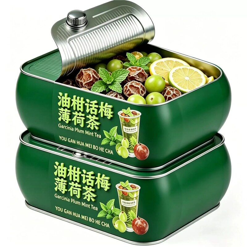 话梅油柑薄荷茶官方旗舰店正品青柠檬泡水喝独立小包冷泡水果茶包