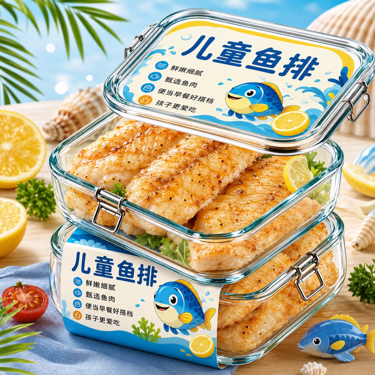 有机鱼排儿童无添加无刺早餐鲷鱼官方旗舰店罗非鱼排鳕低脂半成品图片