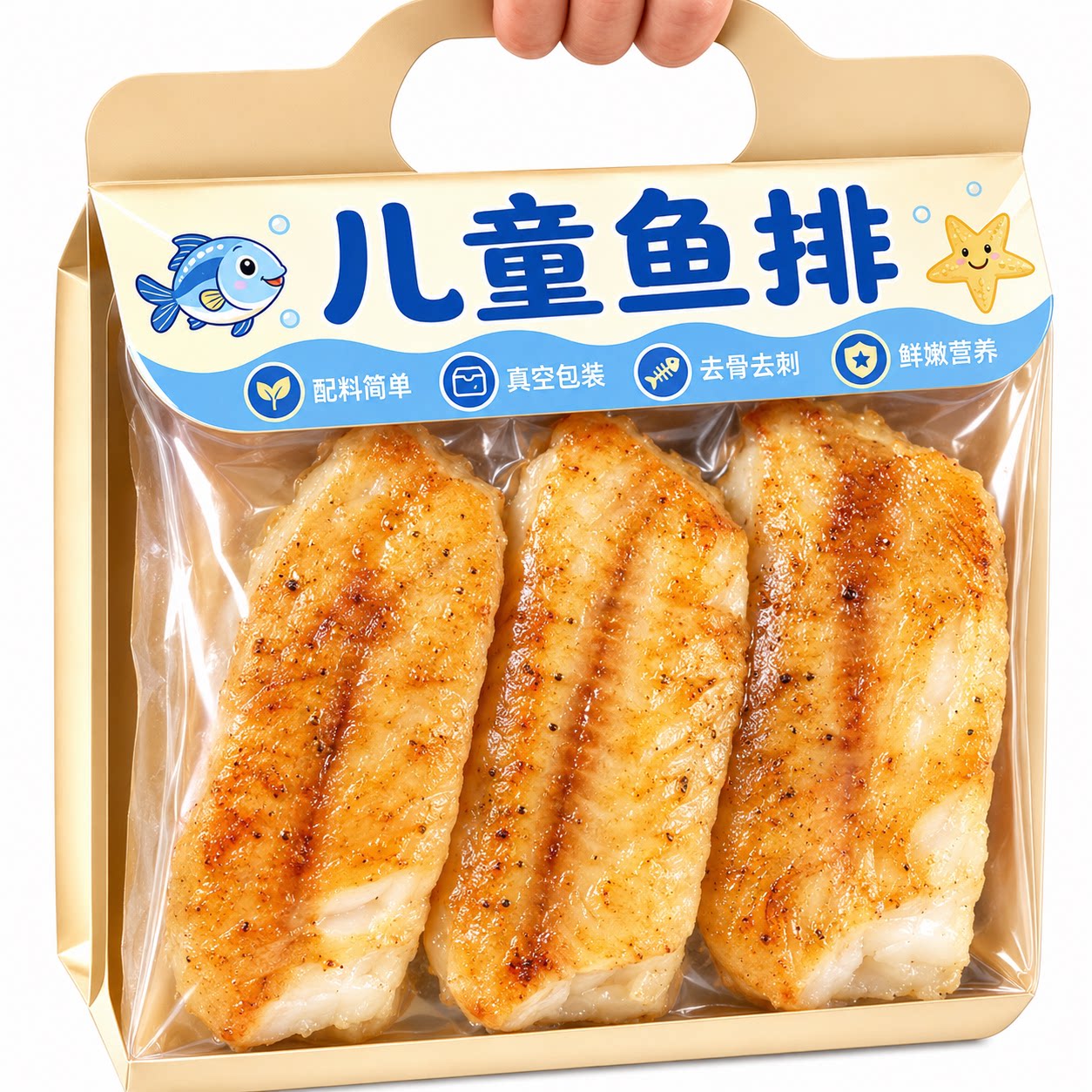 有机鱼排儿童无添加无刺早餐鲷鱼官方旗舰店罗非鱼排鳕低脂半成品图片