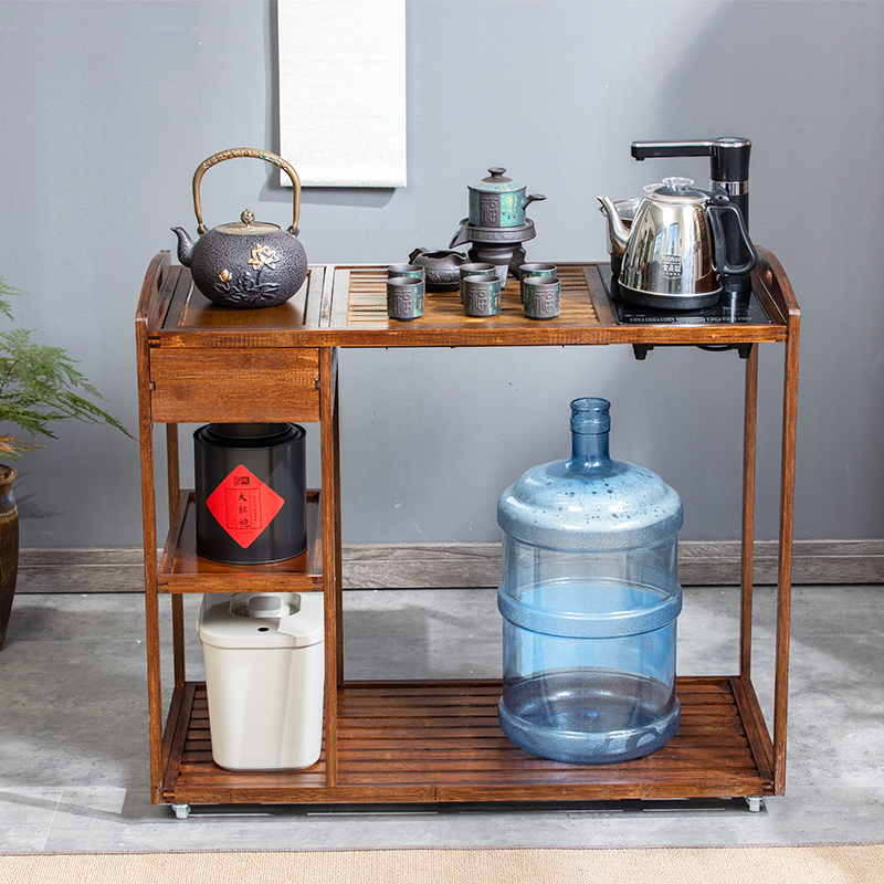 茶桌家用小茶车移动茶几茶具套装一体泡茶台客厅新中式简约现代桌