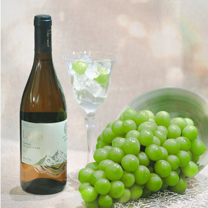 长和翡翠 熔岩霞多丽干白葡萄酒 宁夏贺兰山东麓产区