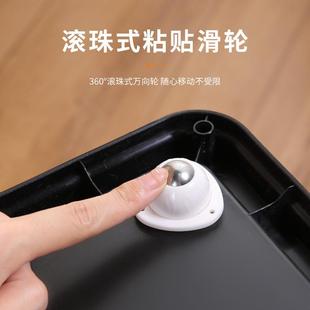 珠滑轮万向磨轮静音可移小动轮子家滚用五金配件耐承重脚轮 粘贴式