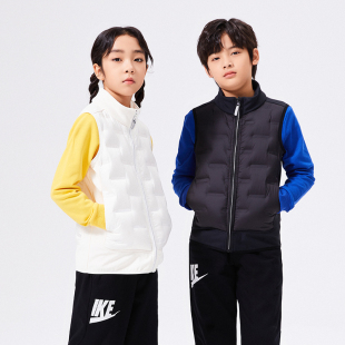 cosleaf/科里芙运动羽绒男女童装款拉链立领外套保暖外穿马甲外套