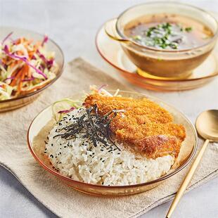 汤碗玻璃碗面碗盘子饭碗碟套装 7K1康宁餐具泡面碗餐具套装