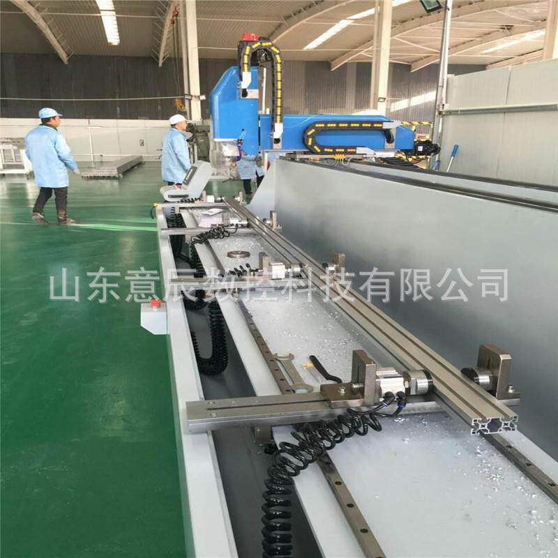 铝合金型材圆孔槽孔锁孔异型孔及铝型材倒角铣削四轴数控加工