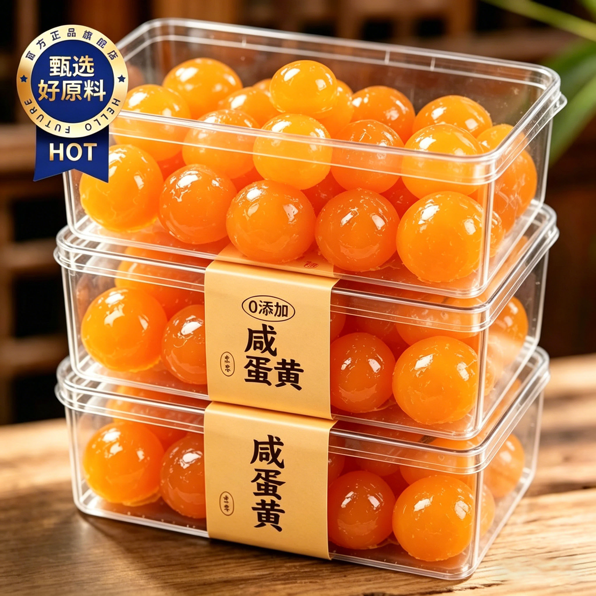 高邮咸鸭蛋黄官方旗舰店正品流油咸鸭蛋包粽子蛋黄酥原料商用批发