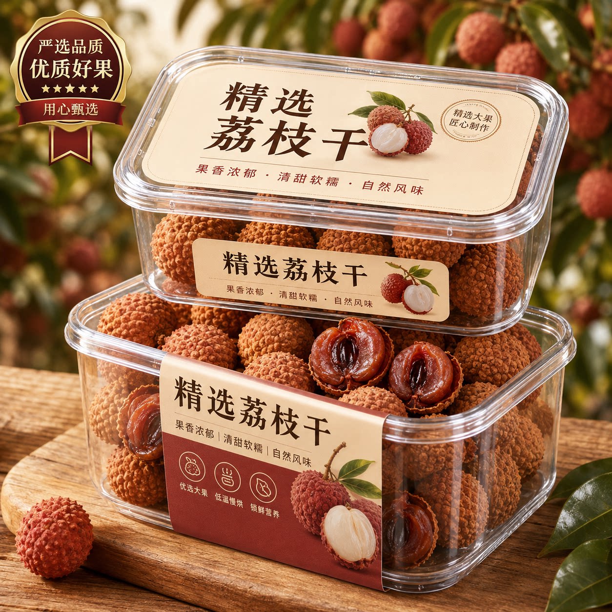 荔枝干特级新货正品核小肉厚图片