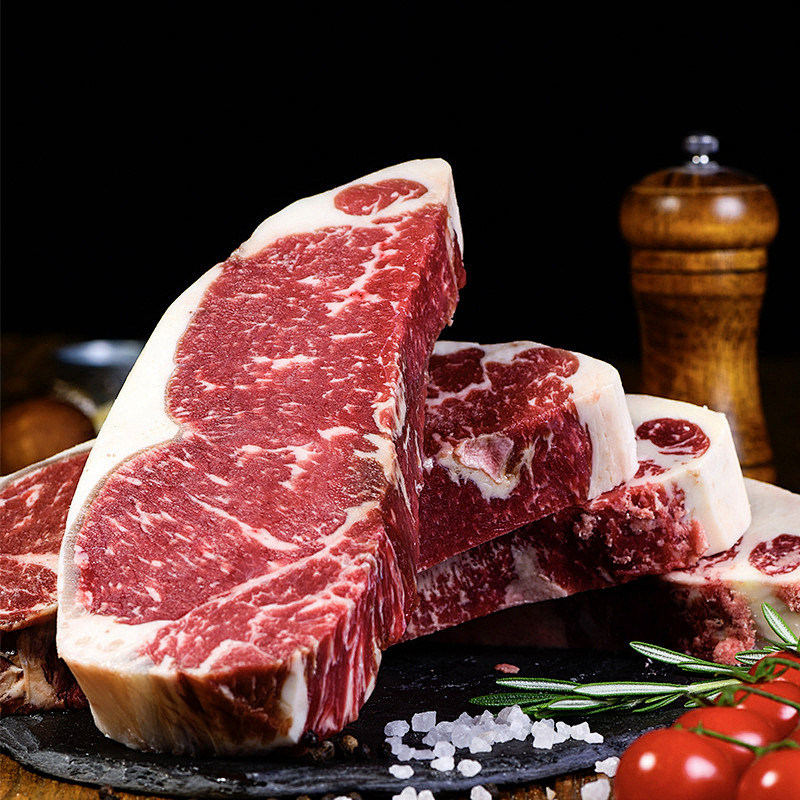 【中秋礼盒】西蒙小战斧正宗内蒙草原牛排礼盒原切牛肉清真