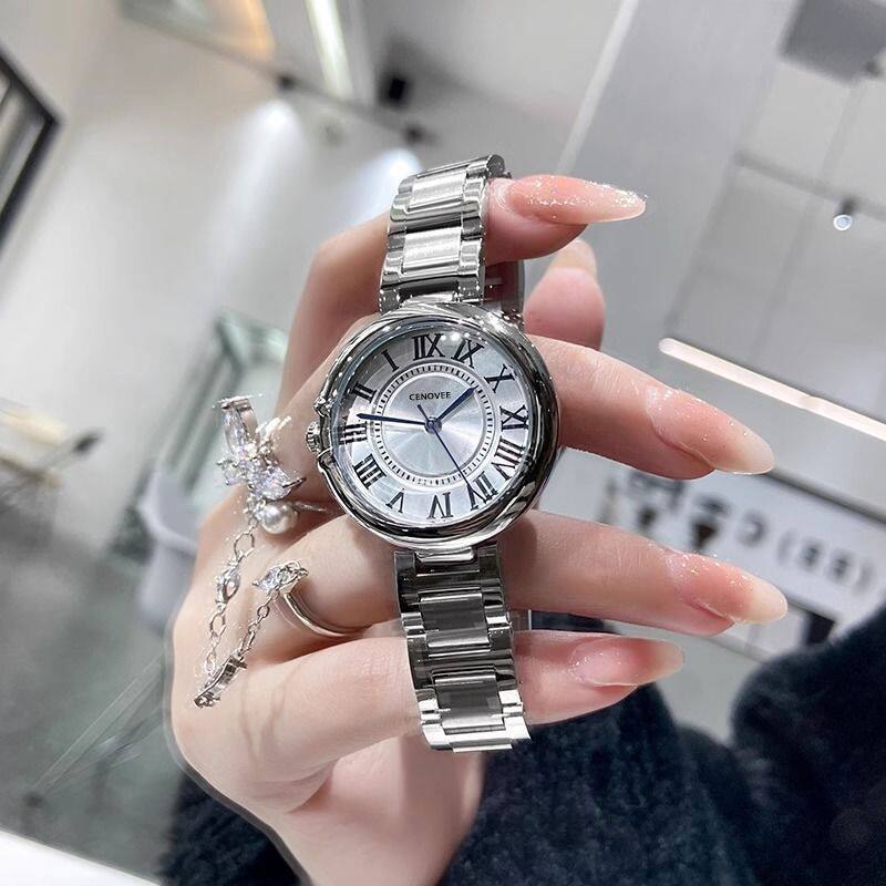 罗马刻度精钢气球女士手表礼物