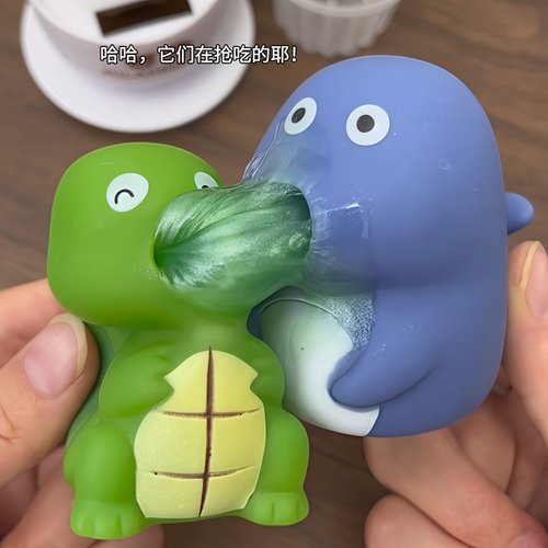 可爱解压蛋黄君沙皮胶呕吐君史莱姆捏捏乐公仔独角兽减压发泄玩具
