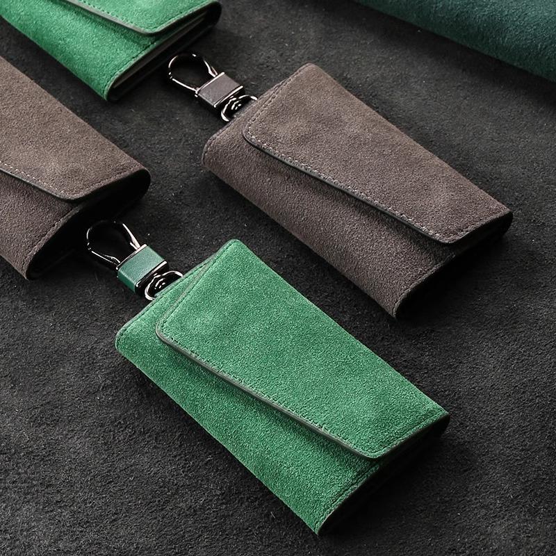 男士真皮手感便钥匙包二合一卡包