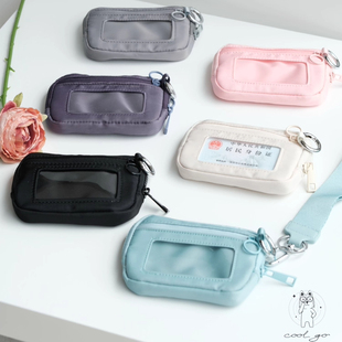 新款通勤卡包证件包女款户外便携出国手拿包证件收纳拉链钱包一体