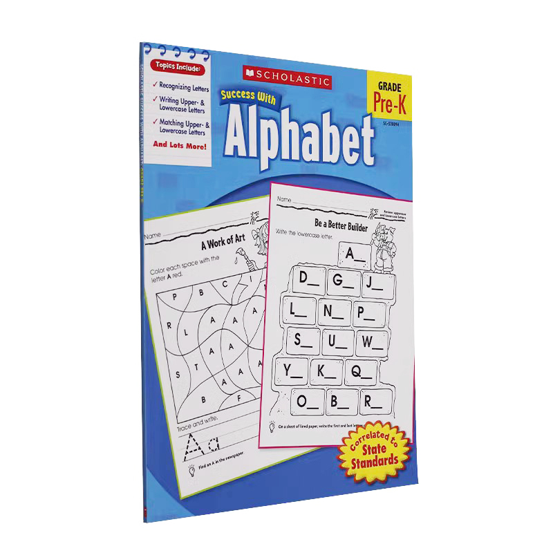 英文原版学乐成功字母表