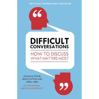 现货 高难度谈话 Difficult Conversations 英文原版