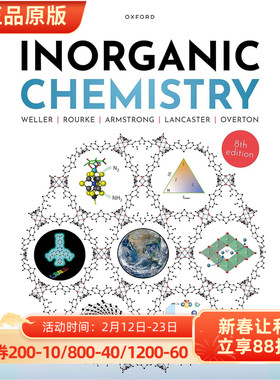 现货 无机化学 第八版 Inorganic Chemistry 8th Edition 英文原版 牛津出版 进口教材 9780198866916
