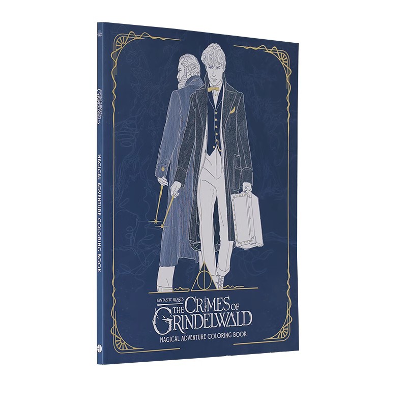 神奇动物在哪里2 格林德沃之罪 着色书 英文原版 Fantastic Beasts The Crimes of Grindelwald Coloring Book 进口艺术画册 减压