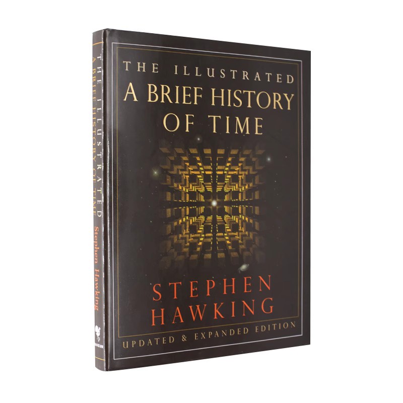 预订 英文原版 时间简史 The Illustrated a Brief History of Time 史蒂芬霍金 宇宙科普读物 精装全彩插图版 9780553103748