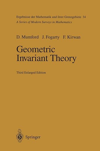 现货 英文原版 Geometric Invariant Theory (Ergebnisse der Mathematik und ihrer Grenzgebiete. 2. Folge, 34) 9783642634000 书籍/杂志/报纸 原版其它 原图主图