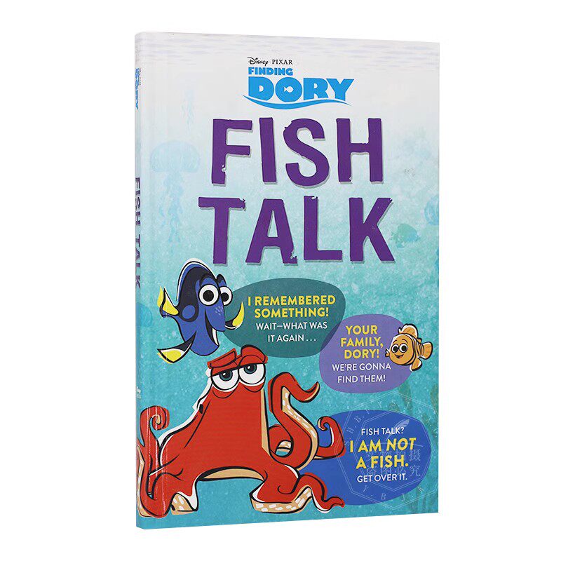 海底总动员 英文原版 Finding Dory: Fish Talk 寻找多利 电影故事辅读 8-12岁儿童英语阅读进阶 全彩精装 Hardcover图片