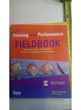 现货 Beyond Training Ain't Performance Fieldbook [With CDROM] 9781562864071