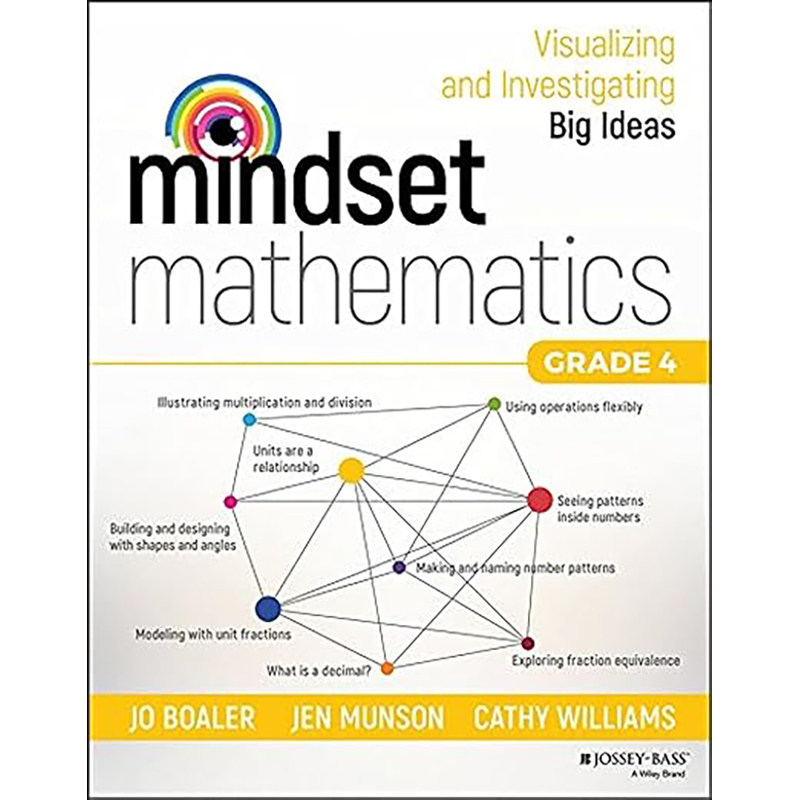 【3~6周达】 Mindset Mathematics:Visualizing and Investigating Big Ideas, Grade 4 9781119358800