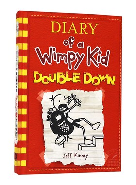 小屁孩日记11 英文原版童书 Diary of a Wimpy Kid 11: Double Down 杰夫金尼 Jeff Kinney  酷宝日记 7-12岁少儿英语故事书 精装