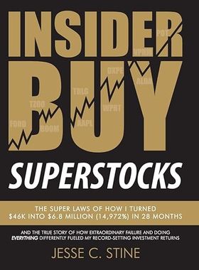 【3-6周达】英文原版 Insider Buy Superstocks:The Super Laws of How I Turned $46K into $6.8 Million (1... 9780615818450